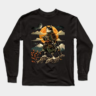 Cat Ninja Fury Long Sleeve T-Shirt